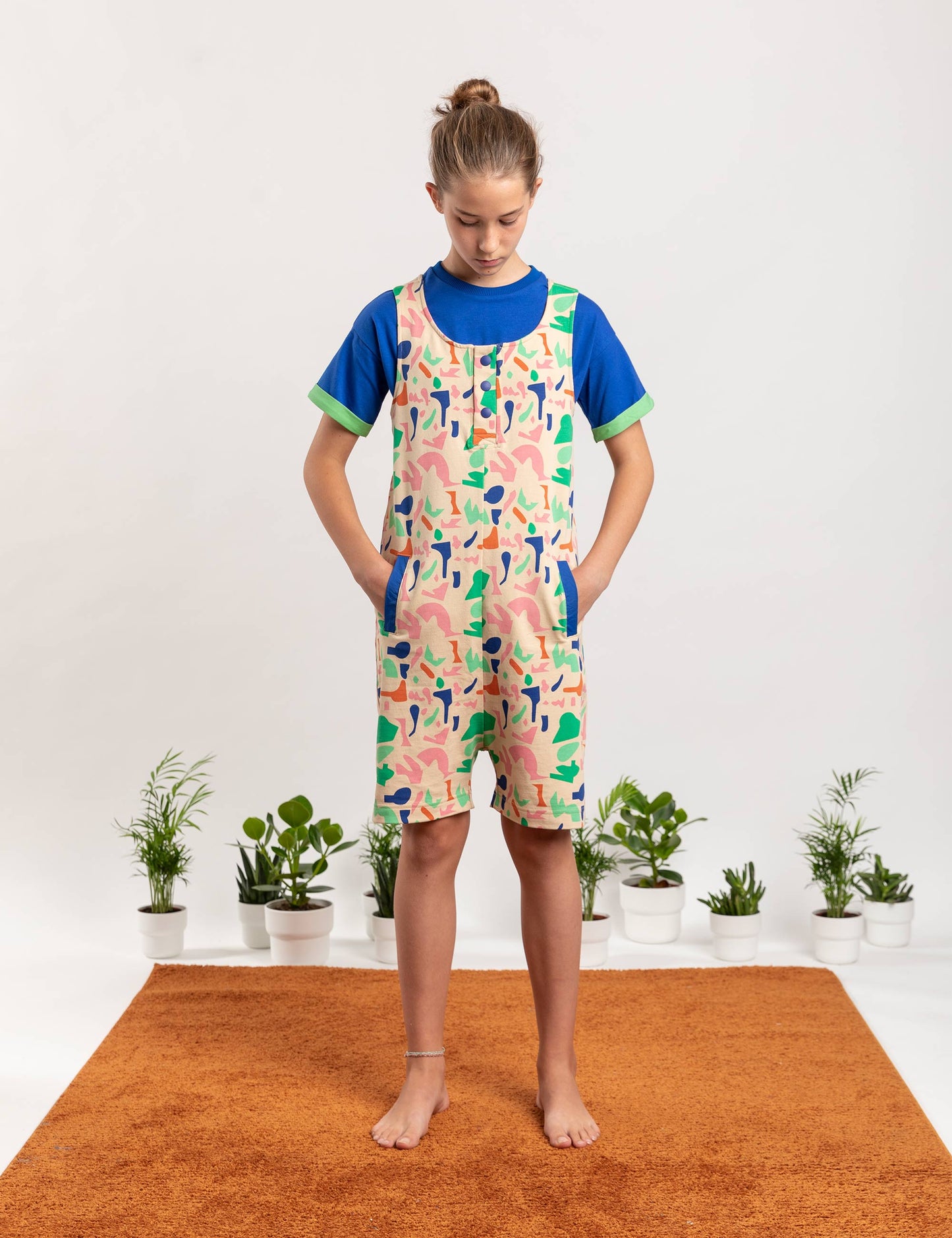 MONO VIOLET ESTAMPADO ARTY MELOCOTÓN